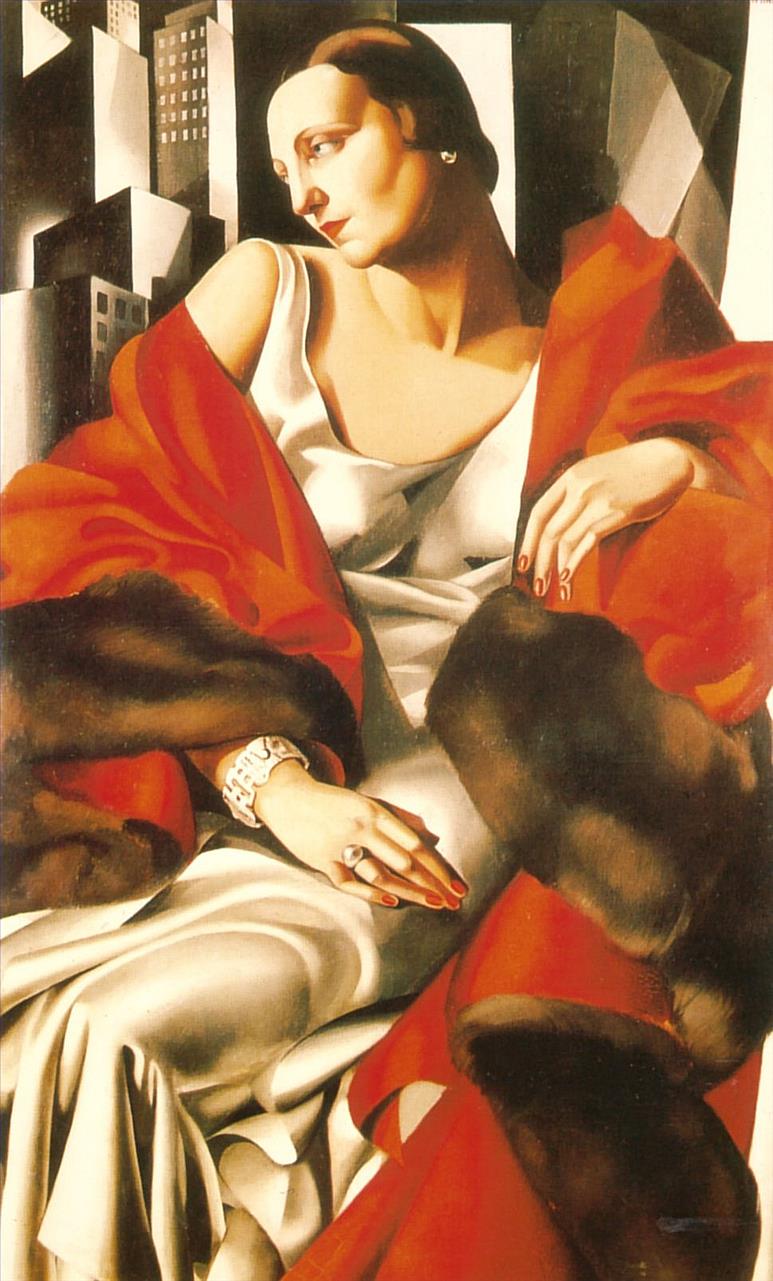 Porträt von Frau Boucard 1931 zeitgenössische Tamara de Lempicka Ölgemälde